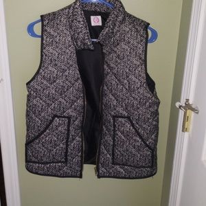 Boutique herringbone vest